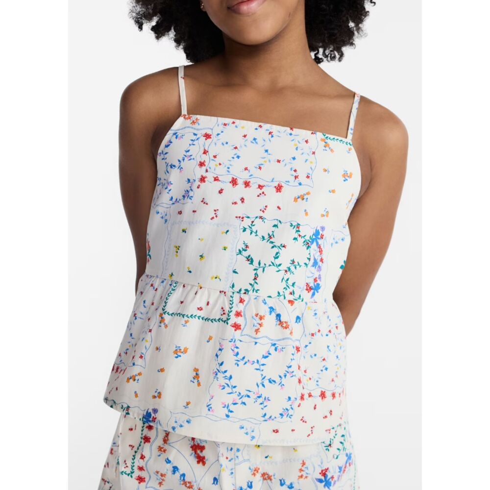 Weekend Academy Girls Cotton Babydoll Tank Top